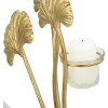 Mauro Ferretti Candelabro Iris 50x12x55 cm dorado negro