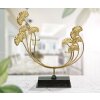 Mauro Ferretti Candelabro Iris 50x12x55 cm dorado negro