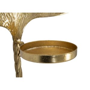 Mauro Ferretti Candelabro de pared Hoja 41x11,5x40 cm dorado