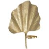 Mauro Ferretti Candelabro de pared Hoja 41x11,5x40 cm dorado