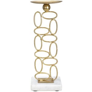 Mauro Ferretti Soportador de Velas Bola 10x10x27 cm...