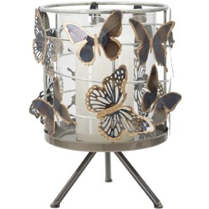 Mauro Ferretti Candelabro Mariposa 15x23,3 cm multicolor