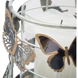 Mauro Ferretti Candelabro Mariposa 15x23,3 cm multicolor