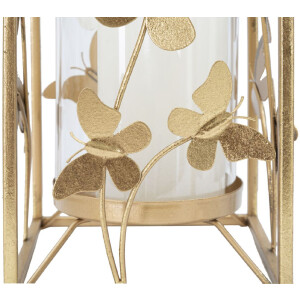 Mauro Ferretti Candelabro Mariposa 14x14x29 cm dorado