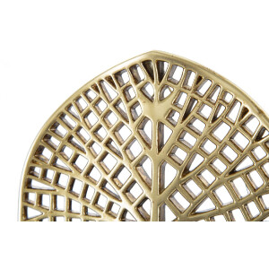 Mauro Ferretti Candelabro de pared Lotus 20x8x22,2 cm dorado negro
