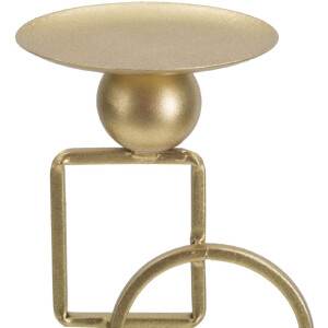 Mauro Ferretti Candelabro Marie 13x10x31,5 cm dorado blanco