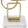 Mauro Ferretti Candelabro Marie 13x10x31,5 cm dorado blanco
