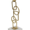 Mauro Ferretti Candelabro Marie 13x10x31,5 cm dorado blanco