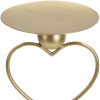 Mauro Ferretti Candelabro Corazones 14,5x10x32,5 cm dorado blanco