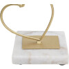Mauro Ferretti Candelabro Corazones 14,5x10x32,5 cm dorado blanco