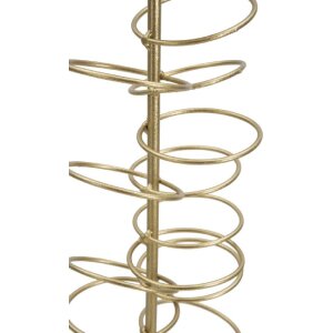 Mauro Ferretti Candelabro Rings 14x13x50,5 cm Color Dorado Blanco