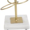 Mauro Ferretti Candelabro Rings 14x13x50,5 cm Color Dorado Blanco