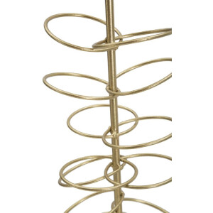 Mauro Ferretti Candelabro Anillos 14x13x46 cm dorado blanco