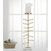 Mauro Ferretti Candelabro Anillos 14x13x46 cm dorado blanco