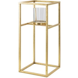 Mauro Ferretti Candelabro Elegant 15x15x35 cm dorado