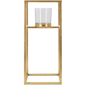 Mauro Ferretti Candelabro Elegant 15x15x35 cm dorado