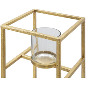 Mauro Ferretti Candelabro Elegant 15x15x35 cm dorado