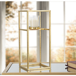 Mauro Ferretti Candelabro Elegant 15x15x35 cm dorado
