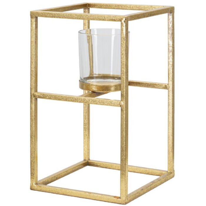 Mauro Ferretti Candelabro Elegant 15x15x25 cm dorado