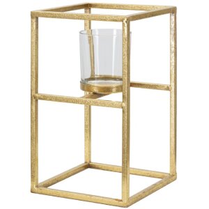 Mauro Ferretti Candelabro Elegant 15x15x25 cm dorado