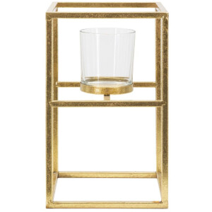 Mauro Ferretti Candelabro Elegant 15x15x25 cm dorado