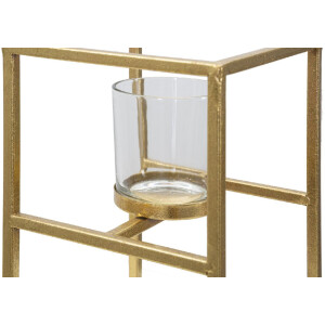 Mauro Ferretti Candelabro Elegant 15x15x25 cm dorado