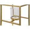 Mauro Ferretti Candelabro Elegant 15x15x25 cm dorado