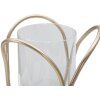 Mauro Ferretti soporte para velas Glox Dunkel diam 16x21,5 cm color bronce