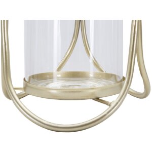 Mauro Ferretti Candil con soporte Glox diam. 16x21,5 cm color dorado