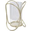 Mauro Ferretti Candil con soporte Glox diam. 16x21,5 cm color dorado
