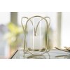 Mauro Ferretti Candil con soporte Glox diam. 16x21,5 cm color dorado
