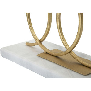 Mauro Ferretti Candelabro Infinito para 2 Velas 30x9x20 cm dorado