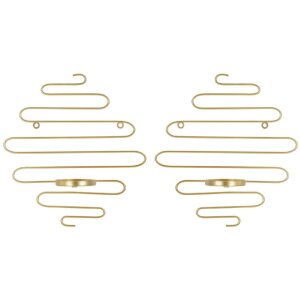 Mauro Ferretti Soportes para velas de pared Alid Set de 2...