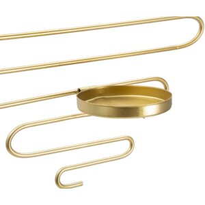 Mauro Ferretti Soportes para velas de pared Alid Set de 2...