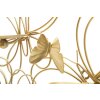 Mauro Ferretti Candelabro de pared Mariposas 3 luces 61x12x34 cm dorado