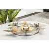 Mauro Ferretti Candelabro Glänzen 3 Lámparas 39x35,5x7 cm Multicolor