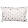 Clayre & Eef RUB36 Funda de Cojín Motivo Conejito Beige-Gris 30x50 cm Country Style