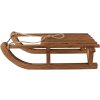 Clayre & Eef 5H0717 Trineo Decorativo Madera Marrón 62x31x20 cm Estilo Retro Vintage