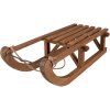 Clayre & Eef 5H0717 Trineo Decorativo Madera Marrón 62x31x20 cm Estilo Retro Vintage