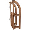 Clayre & Eef 5H0717 Trineo Decorativo Madera Marrón 62x31x20 cm Estilo Retro Vintage