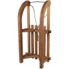 Clayre & Eef 5H0717 Trineo Decorativo Madera Marrón 62x31x20 cm Estilo Retro Vintage