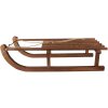 Clayre & Eef Trineo Decorativo Madera Marrón 80x37x20 cm Decoración Navideña Vintage