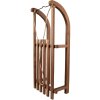 Clayre & Eef Trineo Decorativo Madera Marrón 80x37x20 cm Decoración Navideña Vintage