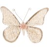 Clayre & Eef Decoración Mariposa Beige 30x3x24 cm