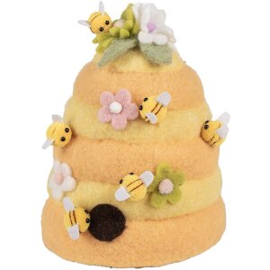 Clayre & Eef colmena decorativa con abejas...