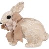 Clayre & Eef Conejo Decorativo Beige 26x15x23 cm Decoración de Pascua estilo campestre