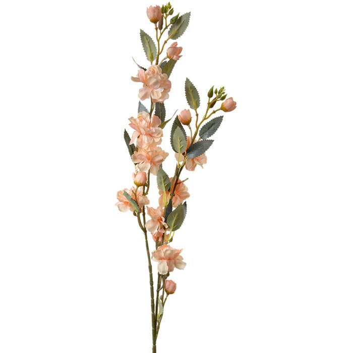 Clayre & Eef Rama decorativa con flores naranja 90 cm
