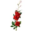 Clayre & Eef rama decorativa pétalos de rosa roja 83 cm rojo verde