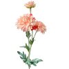 Clayre & Eef Flor artificial Rosa Verde 75 cm Flor decorativa de plástico
