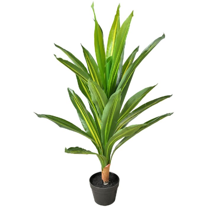 Clayre & Eef 5PL0179 Planta artificial verde 25x25x90 cm estilo botánico